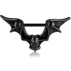 BLACK PVD COATED SURGICAL STEEL GRADE 316L NIPPLE SHIELD