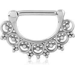 SURGICAL STEEL GRADE 316L NIPPLE CLICKER