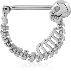 SURGICAL STEEL GRADE 316L NIPPLE CLICKER