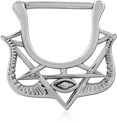 SURGICAL STEEL GRADE 316L NIPPLE CLICKER