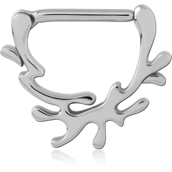 SURGICAL STEEL GRADE 316L NIPPLE CLICKER