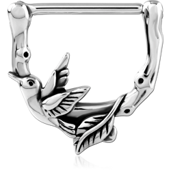 SURGICAL STEEL GRADE 316L NIPPLE CLICKER