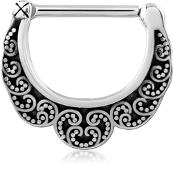 SURGICAL STEEL GRADE 316L NIPPLE CLICKER