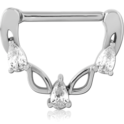 SURGICAL STEEL GRADE 316L NIPPLE CLICKER