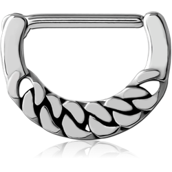 SURGICAL STEEL GRADE 316L NIPPLE CLICKER