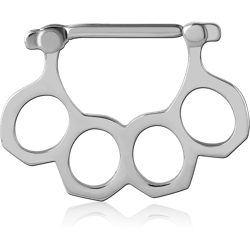 SURGICAL STEEL GRADE 316L NIPPLE CLICKER