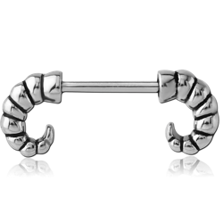 SURGICAL STEEL GRADE 316L NIPPLE SHIELD BAR