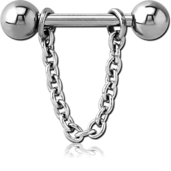 SURGICAL STEEL GRADE 316L CHAIN NIPPLE SHIELD