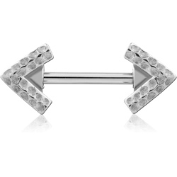 SURGICAL STEEL GRADE 316L NIPPLE BAR