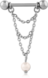 SURGICAL STEEL GRADE 316L CHAIN NIPPLE SHIELD