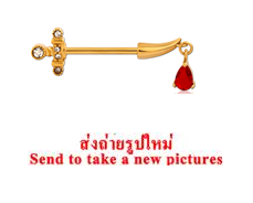 SURGICAL STEEL GRADE 316L JEWELED NIPPLE BAR