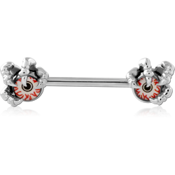 SURGICAL STEEL GRADE 316L NIPPLE BAR