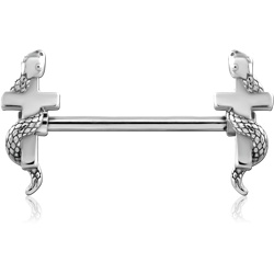 SURGICAL STEEL GRADE 316L NIPPLE BAR