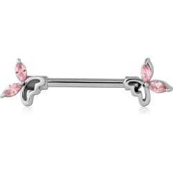 SURGICAL STEEL GRADE 316L NIPPLE BAR