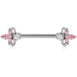 SURGICAL STEEL GRADE 316L NIPPLE BAR