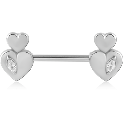 SURGICAL STEEL GRADE 316L NIPPLE BAR