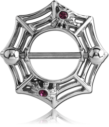 SURGICAL STEEL GRADE 316L NIPPLE SHIELD - WEB AND SPIDERS