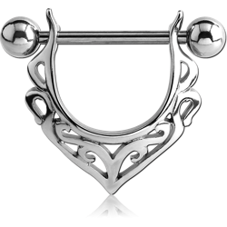 SURGICAL STEEL GRADE 316L NIPPLE SHIELD - FILIGREE V