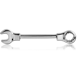 SURGICAL STEEL GRADE 316L NIPPLE BAR - WRENCH