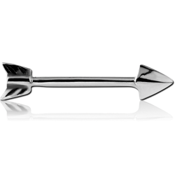 SURGICAL STEEL GRADE 316L NIPPLE BAR - ARROW