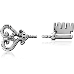 SURGICAL STEEL PUSH FIT ATTACHMENT FOR BIOFLEX® INTERNAL NIPPLE SHIELD - KEY