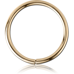 18 KARAT GOLD YELLOW CONTINUOUS RING