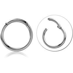 SURGICAL STEEL GRADE 316L HINGED SEGMENT RING