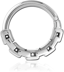 SURGICAL STEEL GRADE 316L SEAMLESS RING