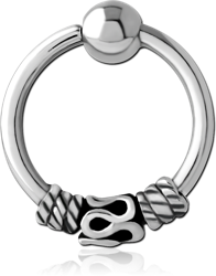 SURGICAL STEEL GRADE 316L SEAMLESS RING