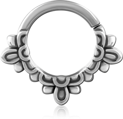 SURGICAL STEEL GRADE 316L SEAMLESS RING