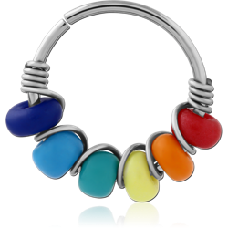 SURGICAL STEEL GRADE 316L SEAMLESS RING