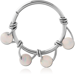SURGICAL STEEL GRADE 316L SEAMLESS RING