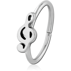 SURGICAL STEEL GRADE 316L SEAMLESS RING