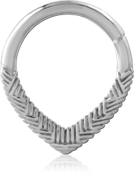 316L SURGICAL STEEL GRADE 316L HINGE SEGMENT RING