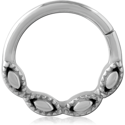 316L SURGICAL STEEL GRADE 316L HINGE SEGMENT RING