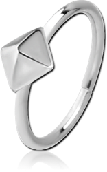 SURGICAL STEEL GRADE 316L SEAMLESS RING