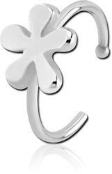 SURGICAL STEEL GRADE 316L OPEN NOSE RING - STAR SIGN