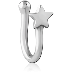 SURGICAL STEEL GRADE 316L NOSE CLIP