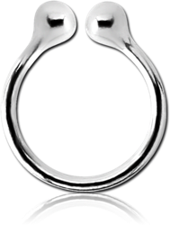 STERLING 925 SILVER ILLUSION NOSE RING