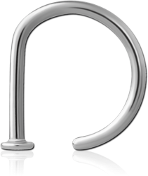 TITANIUM ALLOY OPEN NOSE RING