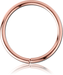 STERILE ROSE GOLD PVD COATED SURGICAL STEEL GRADE 316L SEAMLESS RING