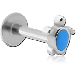 SURGICAL STEEL GRADE 316L MICRO LABRET-TURTLE