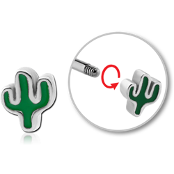 SURGICAL STEEL GRADE 316L MICRO THREADED ATTACHMENT - CACTUS