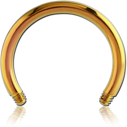 ANODISED TITANIUM ALLOY GRADE TI 6Al-4V ELI F136 CIRCULAR BARBELL PIN