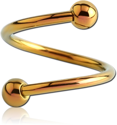 ANODISED TITANIUM ALLOY GRADE TI 6Al-4V ELI F136 MICRO BODY SPIRAL