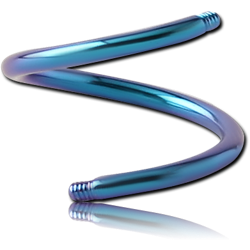 ANODISED TITANIUM ALLOY GRADE TI 6Al-4V ELI F136 MICRO BODY SPIRAL PIN