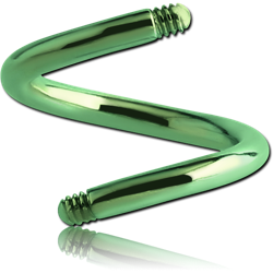 ANODISED TITANIUM ALLOY GRADE TI 6Al-4V ELI F136 BODY SPIRAL PIN