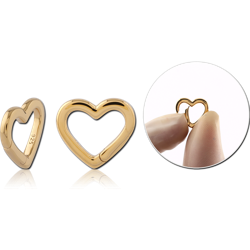 STERLING 925 SILVER GOLD PLATED 18K GATE RING