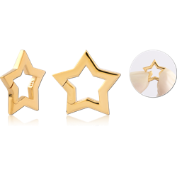 STERLING 925 SILVER GOLD PLATED 18K GATE RING