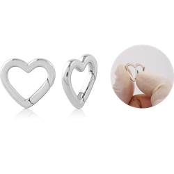 RHODIUM COATED BRASS GATE RING